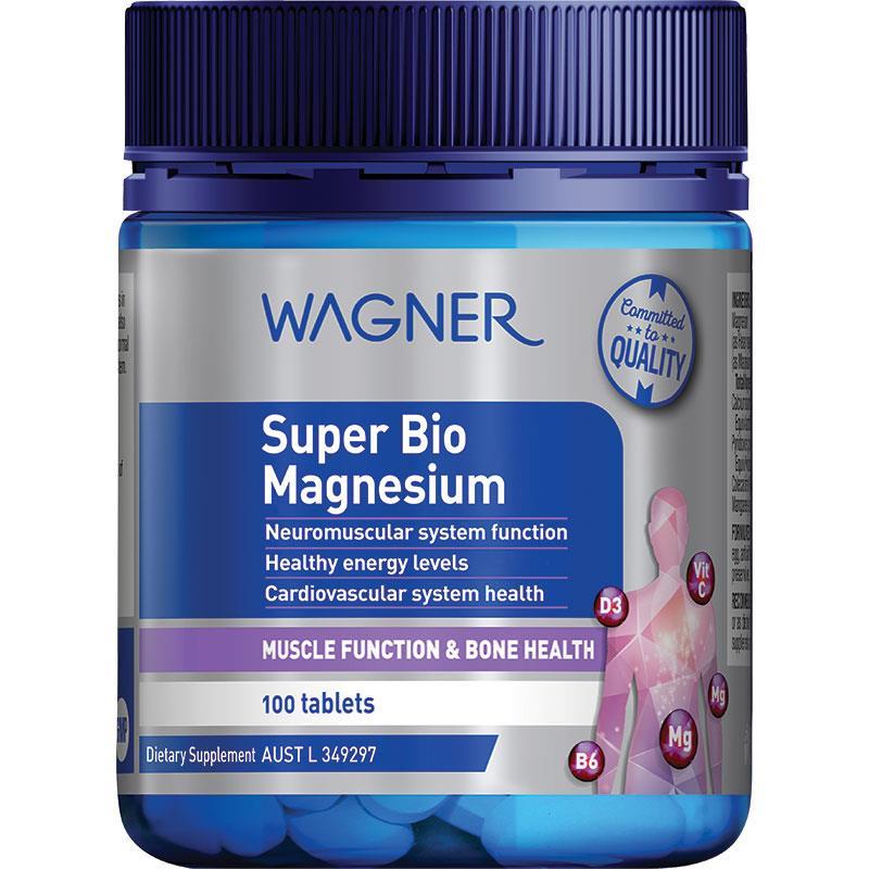 Wagner Super Bio Magnesium 100 Tablets – Vitamin Store